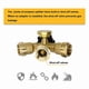 thumbnail image 5 of 2X Divisor de Propano de 3 VíAs con ManóMetro y VáLvula de , Divisor de Gas Propano de 3 Y, Adaptador de ManóMetro en para Tanque de Gas Propano LP, 5 of 5