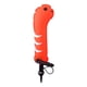 thumbnail image 2 of Boya marcadora de superficie de buceo, SMB compacta, subacuática, mini tubo, boya de buceo para Naranja fluorescente, 2 of 9