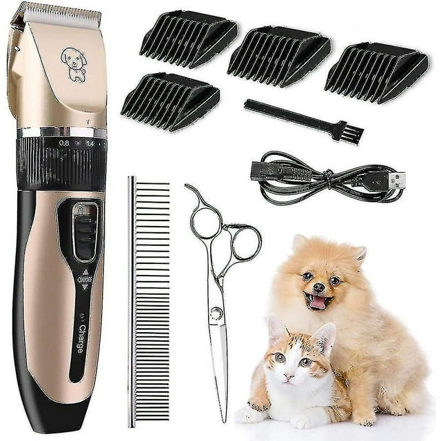 Dog Clippers, Professional Cordless Electric Quiet 360 Rechargeable Dog Clipper, Dog Clip