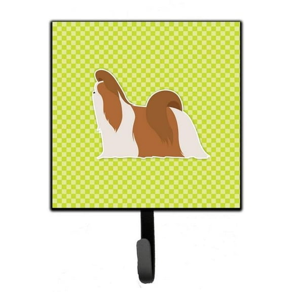Shih Tzu Checkerboard Green Leash or Key Holder