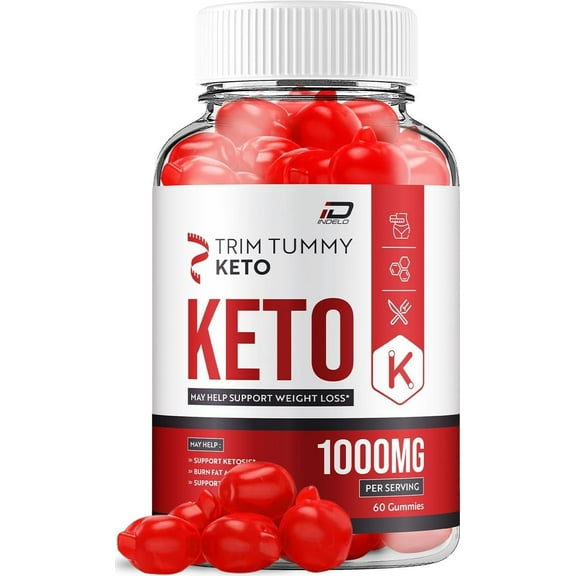 Trim Tummy Keto ACV Gummies Dietary Supplement -Trim Tummy Keto ACV Gummies Reviews, Trim Tummy Keto Gummies for Advanced Weight Management 1 Pack - 60 Gummies