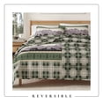 thumbnail image 5 of Lodge Quilt Set - Lightweight, Soft, All-Season - 2-Piece Reversible Rustic Bedding Set (Twin / Twin XL, Forest Patchwork), 5 of 6