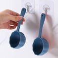 thumbnail image 6 of Round Bottom Pet Food Measuring Spoon for Dog and Cat Food, Kitchen Grain Rice Food-Grade Plastic Scooper, Ergonomic Handle, Easy Clean, 15.3cm, Yellow/Orange/Blue/Green, 6 of 6