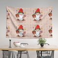 thumbnail image 4 of Gaeub Christmas Gnome star Print Tapestry Wall Hanging(60x40 inches),Tapestry Home Decor,Wall Art for Living Room Bedroom Home Decor, 4 of 8