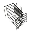 thumbnail image 4 of Cesta de alambre para debajo del estante, de hierro negro, multifuncional, ahorra espacio, organizador colgante para debajo del gabinete., 4 of 14