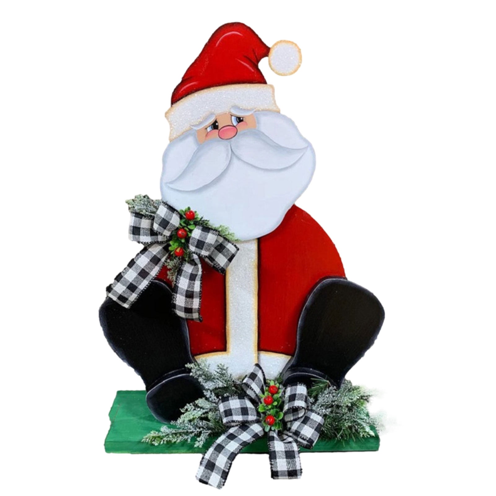 Viugreum Wood Yard Sign Christmas Wooden Porch Sign Christmas Yard