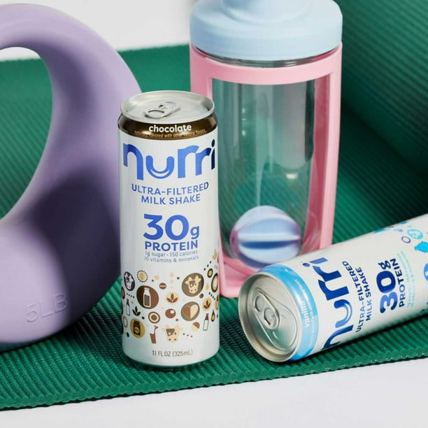 Nurri 30g Vanilla Ultra-Filtered Milkshake 11 fl. oz., 12 pk