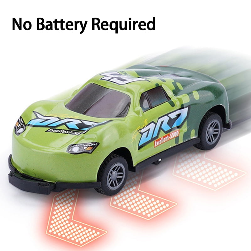 Ejection Car Toy for Children Kids Boys Stunt Toy Car Alloy Pull Back Cata-pult Car Creativity Mini Car Models Pull Back Vehicles Small Game Prizes Jumping Stunt Car 