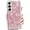 Pink, variant on for Samsung Galaxy Z Fold 6 5G Clear Glitter Case,Cute Bling Sparkle Space Stars Moon Universe Design Soft Silicone Shockproof Protective Case for Women Girls for Galaxy Z Fold 6 5G (Planet)