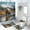 Pattern-2, variant on Forest Bear Cabin Shower Curtain Set Wildlife Jungle Rainforest Stream River Rock Natural Landscape with 12 Hooks, Bath Mat Set Bathroom Decor by Durable Waterproof Fabric, 72x72 Inch
