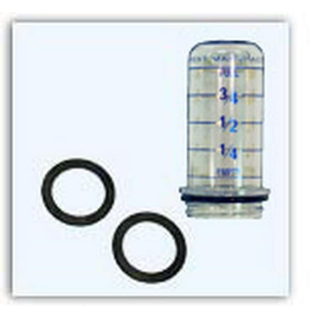 - Beckett 14495 Plastic Sight Glass & (2) Gasket For OEM King Oil Tank Gauges
