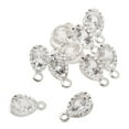 thumbnail image 4 of 10 piezas de soporte de cristal con forma de lágrima y estrella, colgantes para joyería UNA, 4 of 9