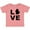 Mauve, variant on Inktastic Love Michigan Boys or Girls Baby T-Shirt