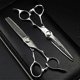 thumbnail image 1 of Tijeras de peluquería profesionales de 6 pulgadas con estuche, tijeras de acero inoxidable afiladas., 1 of 5