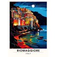 thumbnail image 3 of Viaje nocturno a Viena, Líbano, Brighton, Estrasburgo, carteles de viaje, impresión en lienzo, pintura, arte de pared, imagen, decoración del hogar, oficina, regalo, 3 of 5