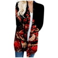 thumbnail image 1 of Veste Légère pour Femmes Cardigan à Manches Longues Cardigan de Noël Pulls Veste Grande Taille, 1 of 5