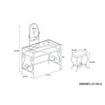 thumbnail image 6 of Linon Clarisse Vanity and Bench Stool Set, Multiple Colors, 6 of 12