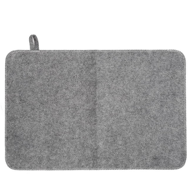 Cojín de fieltro para sauna con absorción de agua, tapete aislante térmico para sauna, baño, ducha
