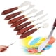 thumbnail image 3 of Palette Mixing Scraper Set - 7Pcs Stainless Steel Palette Knife Mixing Scraper, 3 of 5