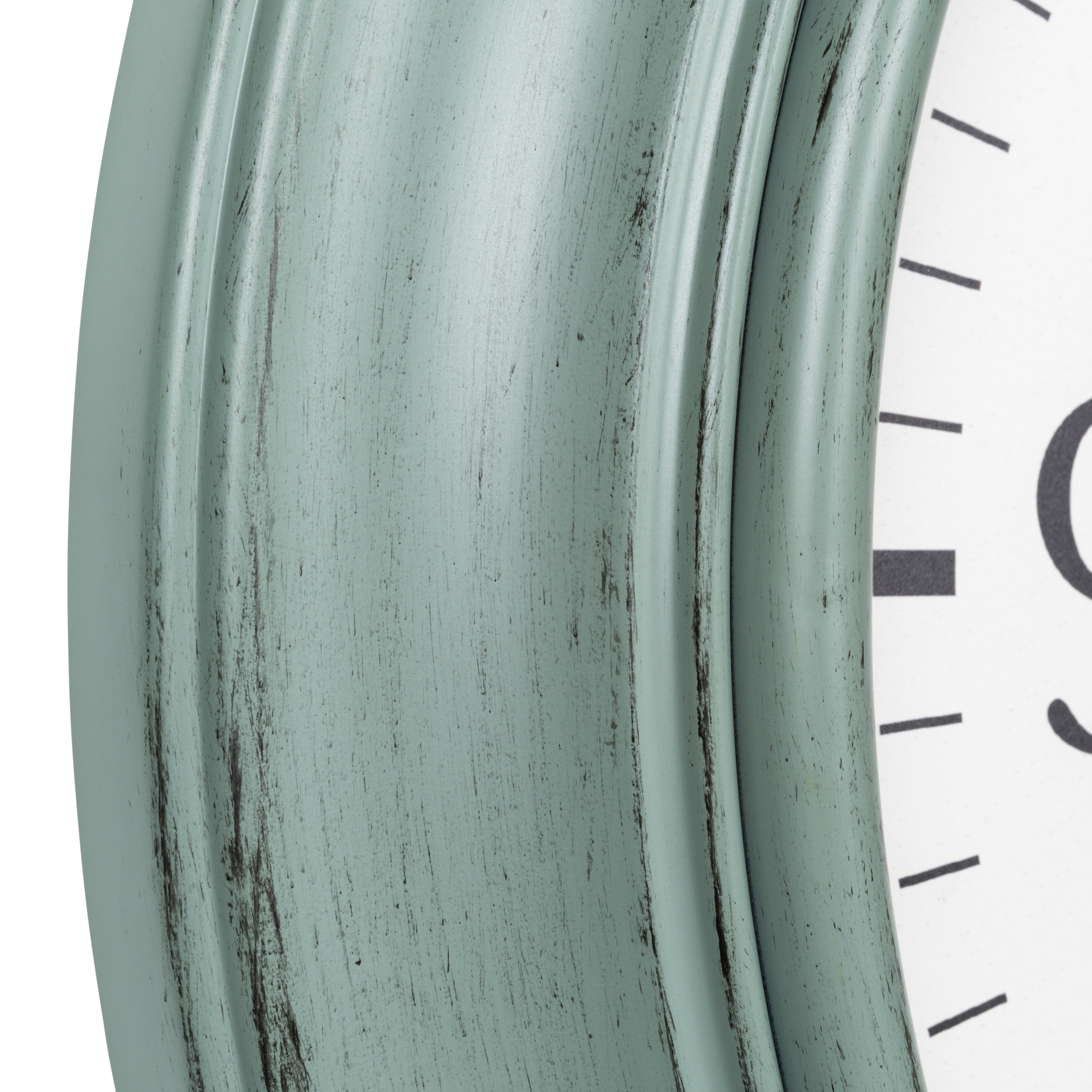 La Crosse Clock 18 inch Outdoor Sage Green Quartz Analog Wall Clock with Temperature and Humidity, 433-3846