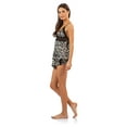 thumbnail image 5 of Ashford & Brooks Women's Satin Cami and Shorts Pajama Set - Leopard - X-Large, 5 of 6