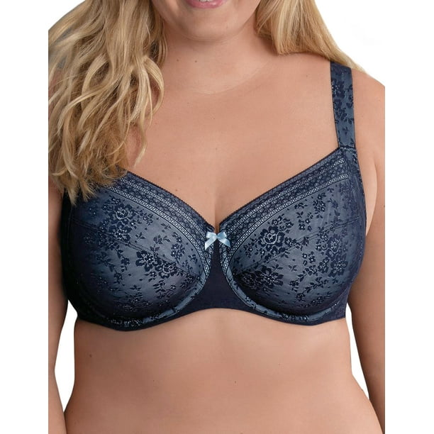 Rosa Faia Fleur 5653-380 Maritime Blue Lace Non-Padded Underwired