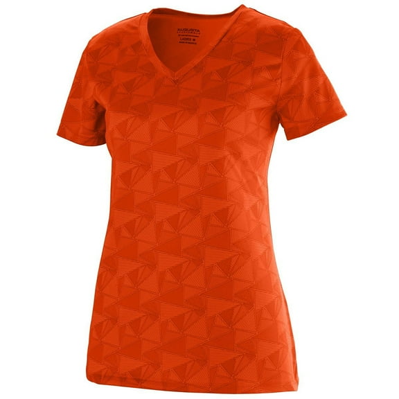 Augusta Sportswear XS Orange/ Black Print