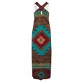 thumbnail image 4 of SMihono Robe d'Été Grande Taille pour Femmes 2023 Décontractée Ample d'Été Imprimée Robe Débardeur Robe de Plage Col Rond Sans Manches Robes, 4 of 5