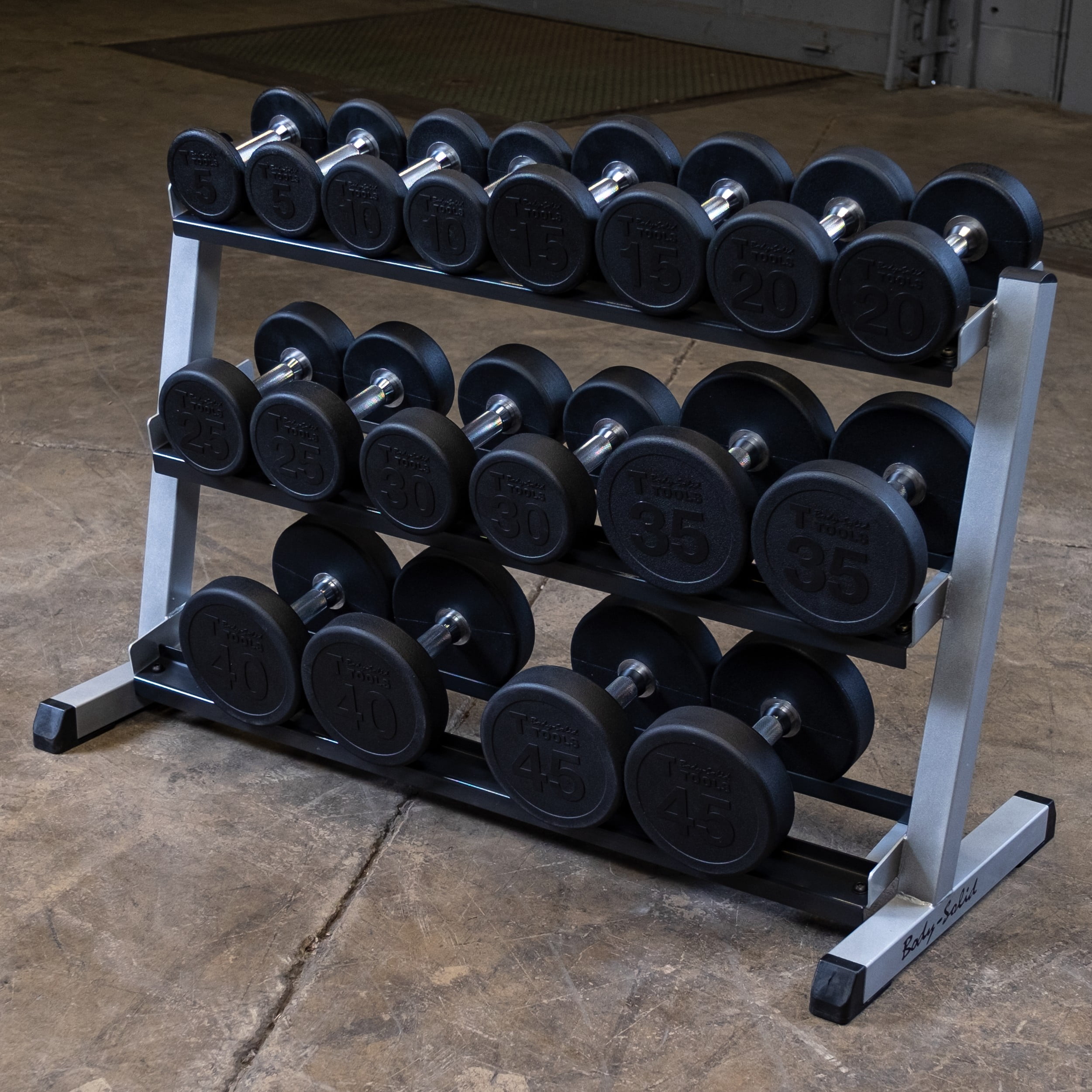 Body Solid - GDR48 3 Tier Horizontal 48" Dumbell Rack