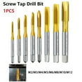 thumbnail image 2 of MYG HSS Titanium Coating Screw Tap Drill Bit M2- Metric Straight Flute Thread Tap, 2 of 5