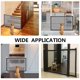 thumbnail image 3 of Barrières pour chiens, porte de porte pliable pour chien Magic Gate y garde d'escalier pour bébés, chiens et chats 110 cm x 72 cm Ormromra WLJ-2668, 3 of 5
