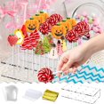 thumbnail image 1 of AMERTEER Cake Pop Holder Stand Set of 2 Clear Acrylic Dessert Rack Serving 12 Candy Pops Candy Displaying Tools, 1 of 7
