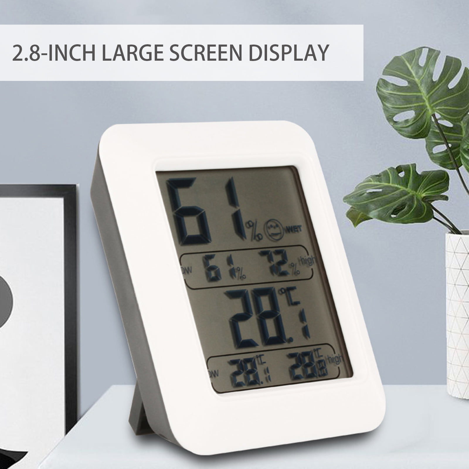New Indoor Car Home LCD Digital Display Room Temperature Meter/Thermometer PAT 