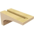 thumbnail image 5 of 5"W x 10"D x 5"H Wide Rockford Rough Cedar Woodgrain TimberThane Corbel, Primed Tan, 5 of 6