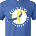 thumbnail image 4 of Inktastic World Down Syndrome Day with Yellow and Blue Ribbon T-Shirt, 4 of 5