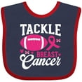 thumbnail image 3 of Inktastic Tackle Breast Cancer Boys or Girls Baby Bib, 3 of 4