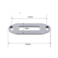 thumbnail image 4 of 10mm X 30m Winch Rope Line Cable With Hook And Sliver 12000lbs Hawse Aluminum Fairlead ,Easy to Carry, 4 of 4
