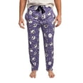 thumbnail image 2 of Nightmare Before Christmas AOP Mens Purple Sleep Pajama Pants-Small, 2 of 5