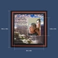 thumbnail image 2 of Memorial Gifts Picture Frames, Bereavement Gifts for Sympathy Gift Baskets or Condolence Card, Loss of a Mother Sympathy Gifts, Loss of Father Gift, If Tears Could Build A Stairway Framed Poem, 6346W, 2 of 9
