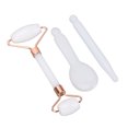 thumbnail image 1 of Ensemble de Rouleaux de Jadestone, Kit d'Outils de Rouleau de Jadestone Double Tête pour Relaxation du Visage Vert, Blanc, 1 of 7