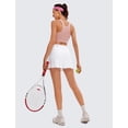 thumbnail image 5 of Falda CRZ YOGA Plisada de Tenis Blanca con Bolsillos Talle Pequeño, 5 of 5