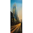 thumbnail image 2 of Atelier B Art Studio 11x24 Gold Ornate Wood Framed with Double Matting Museum Art Print Titled - In the Street of Empire State Building, 2 of 4