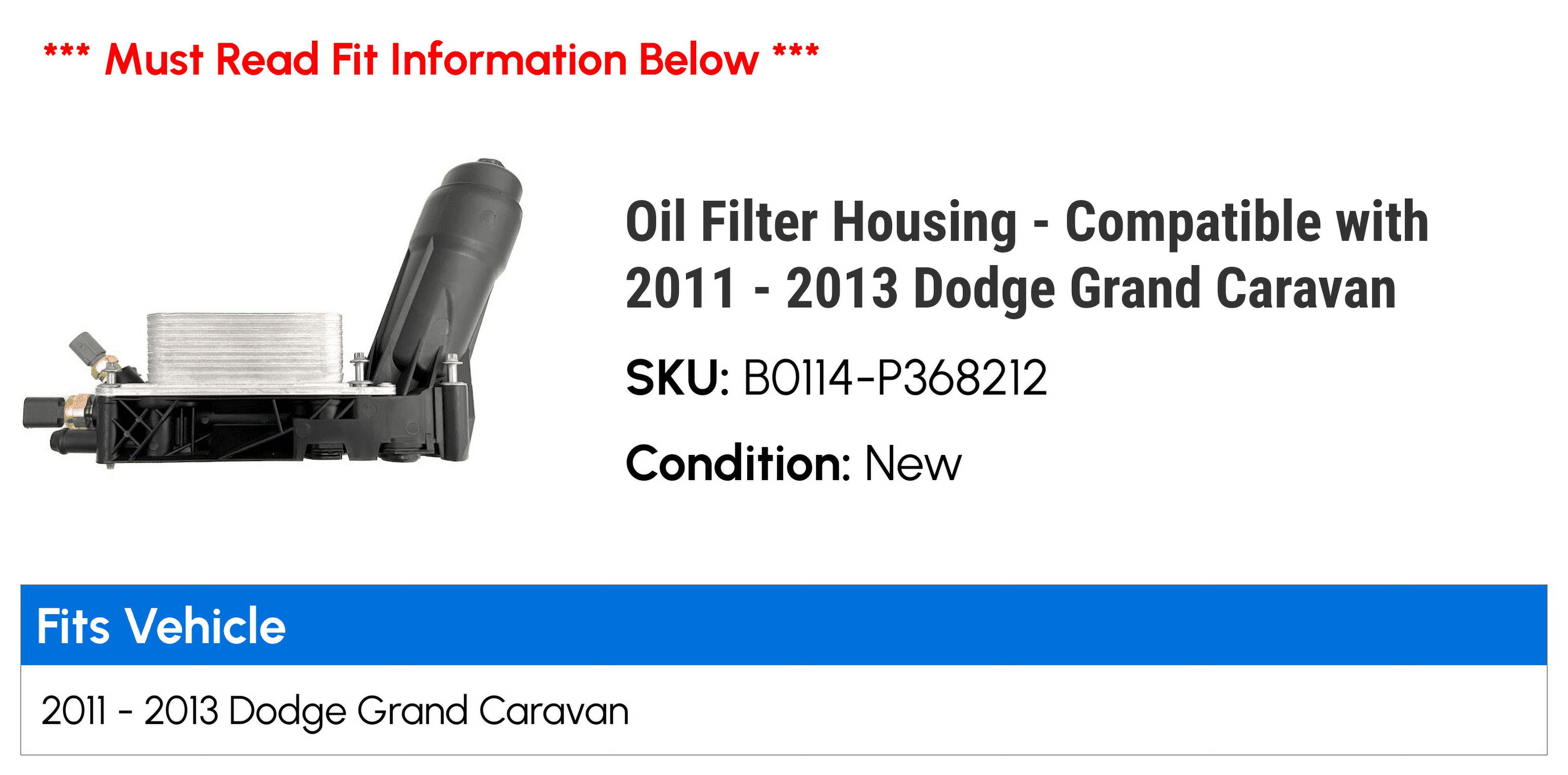 How To Replace Oil Filter Cooler Housing 5th Generation, 47 OFF