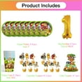 thumbnail image 2 of La Granja de zenon Birthday 1st Cups Party Supplies Plates Fans Decorations Cake Topper Decor, 2 of 6