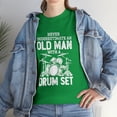 thumbnail image 3 of Never Underestimate An Old Man With A Drum Set Funny Drummer T-Shirt, 3 of 3