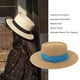 thumbnail image 3 of Sombrero de paja Minnieouse de verano de ala ancha transpirable Caqui Azul para acampar, 3 of 6