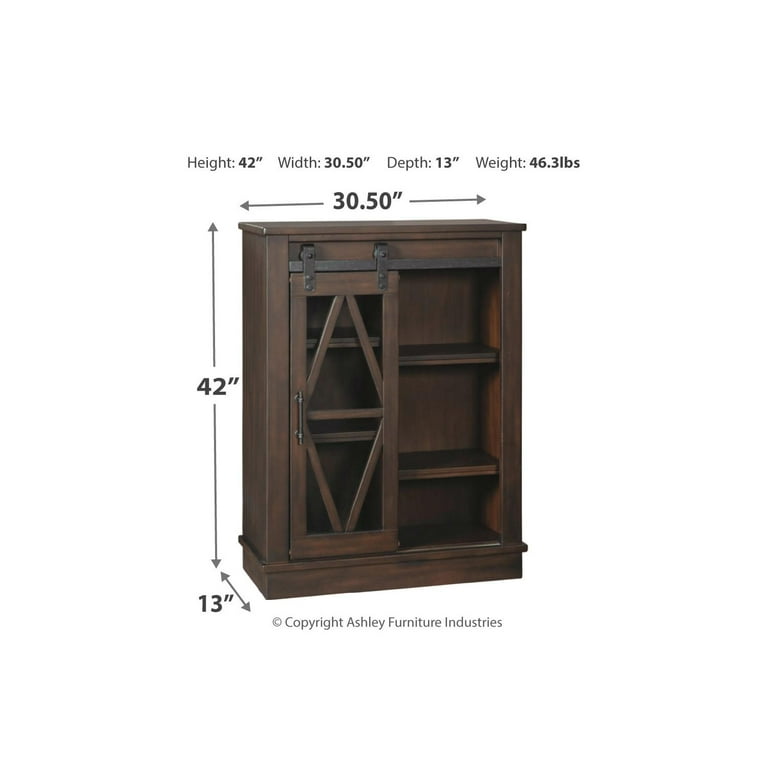Signature Design by Ashley Casual Bronfield Accent Cabinet Brown