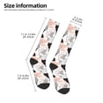 thumbnail image 2 of Pofeuu Pigs Print Stockings, Adult Running Hiking Socks for Youth and Adult, 2 of 6