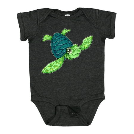 

Inktastic Sea Turtle with Swirls Gift Baby Boy or Baby Girl Bodysuit
