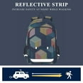 thumbnail image 5 of FORMRS Unisex School Backpack 17" Student Travel Bag with Laptop Compartment, Blue Cubes, 5 of 7